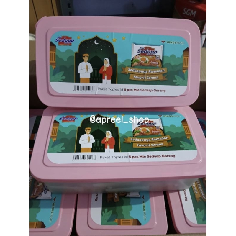 

Mie Sedap Goreng Gratis Container Box