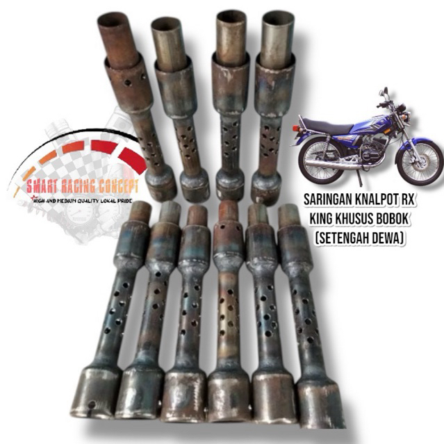 Slenser Knalpot Saringan Boban C15, C17, C20, C33, C39, dan Nuklir RX King RX Spesial