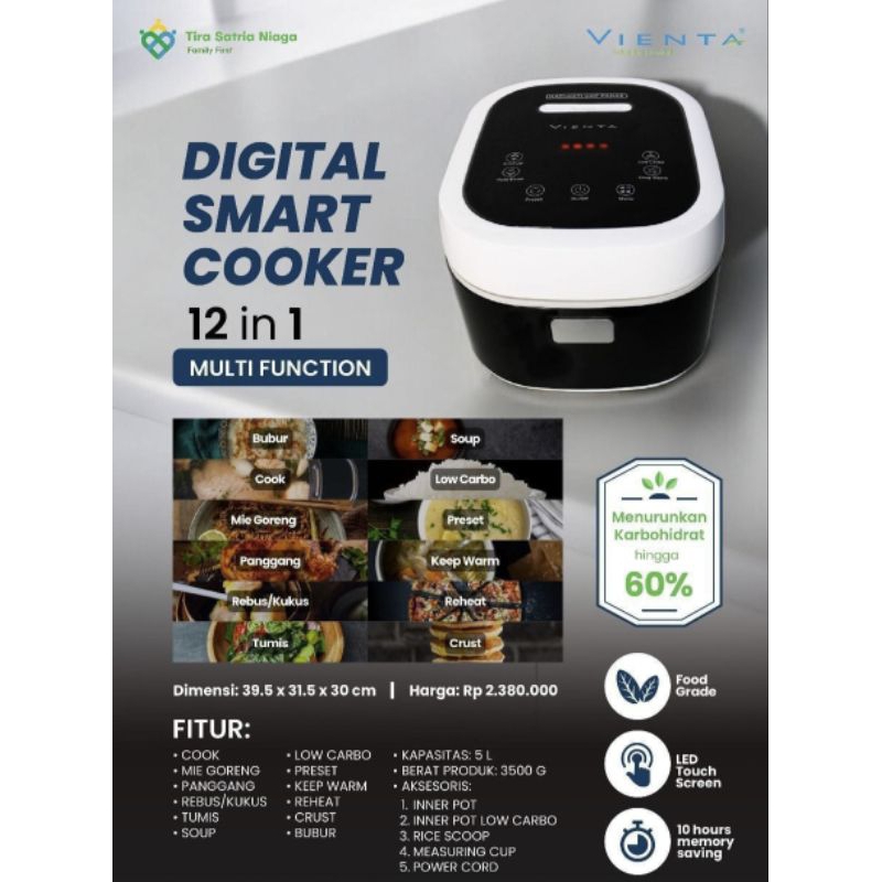 Vienta Digital Rice Cooker