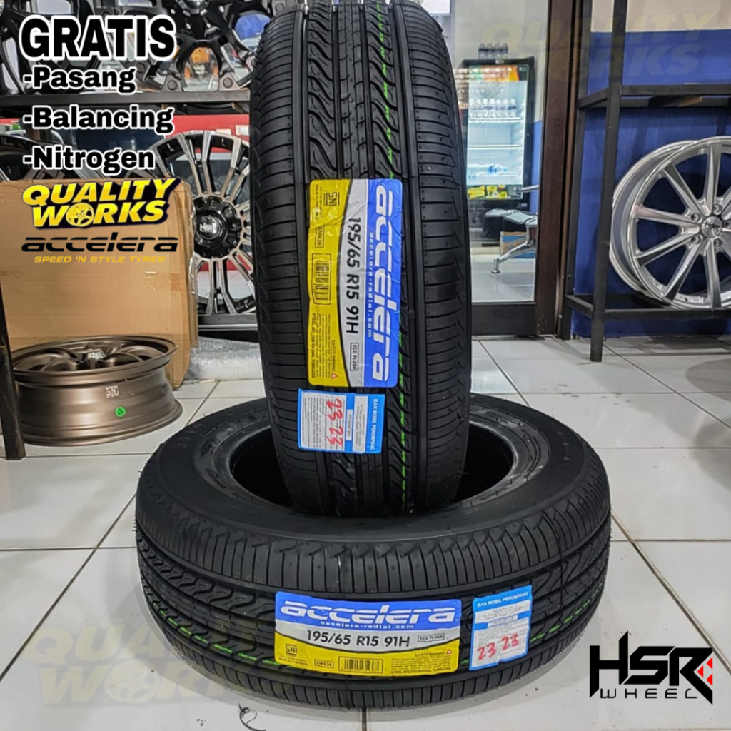 BAN MOBIL 195 65 R15 ACCELERA ECO PLUSH - BAN RING 15 UKURAN 195/65 R15