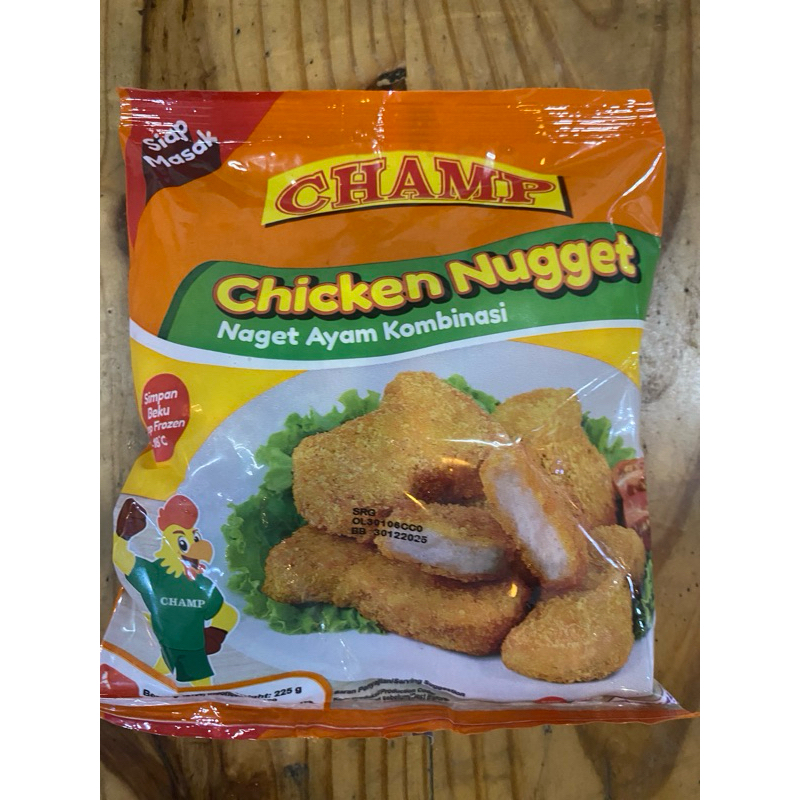 

PROMO CHAMP Chicken Nugget-Naget Ayam Kombinasi 225 gr