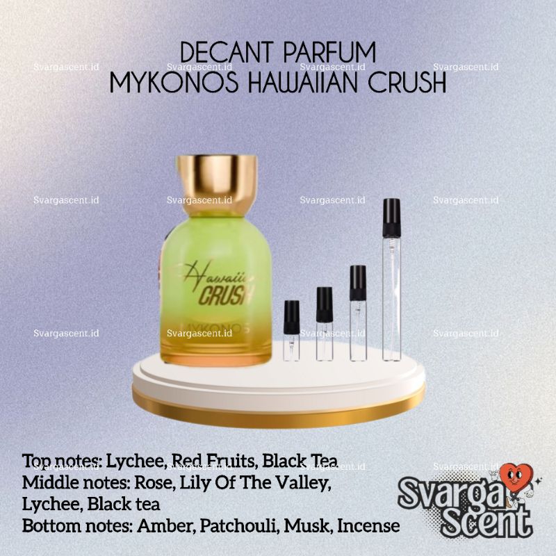 Decant Parfum Hawaiian Crush Mykonos