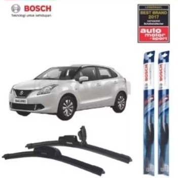 Sepasang Wiper Suzuki Baleno Hatchback Frameless Original Bosch
