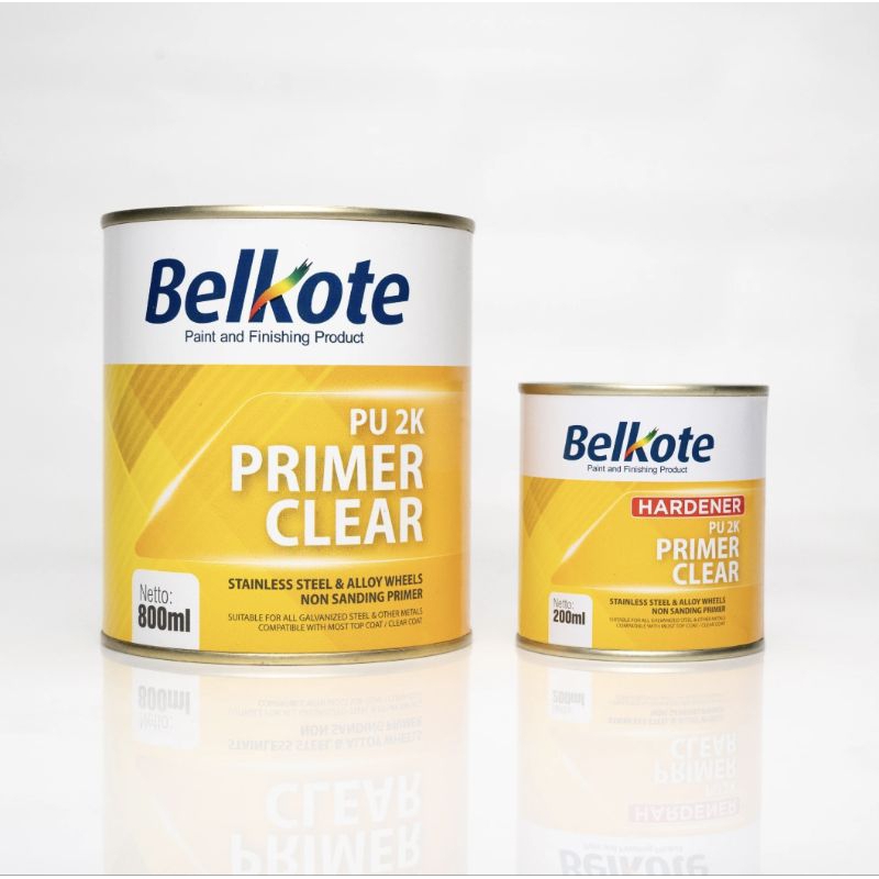 BELKOTE PU 2K Primer Clear (Bening/Transparan) 1L/set