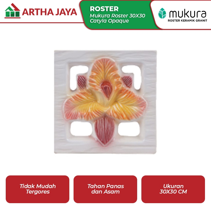 MUKURA ROSTER LUBANG ANGIN/VENTILASI RUMAH CATYLA OPAQUE 20X20