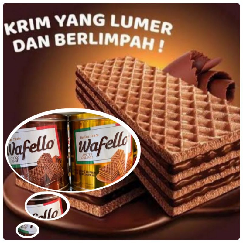 

wafer wafello kemasan kaleng