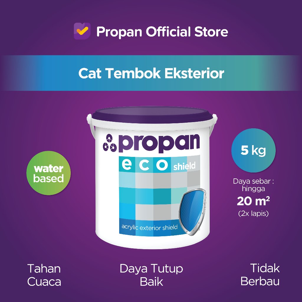 CAT TEMBOK PROPAN ECOSHIELD ES-600 - EKSTERIOR