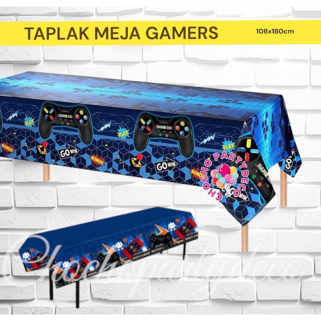 Taplak Meja GAMERS / Taplak Ulang Tahun GAME