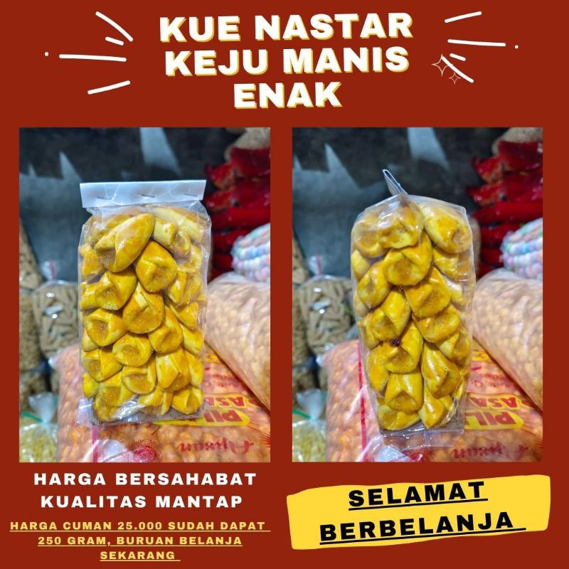 

Kue Nastar Nanas Keju Kucubung 500 Gram, Enak Manis Banget, Snack Food (Cemilan Enak) Untuk Dirumah