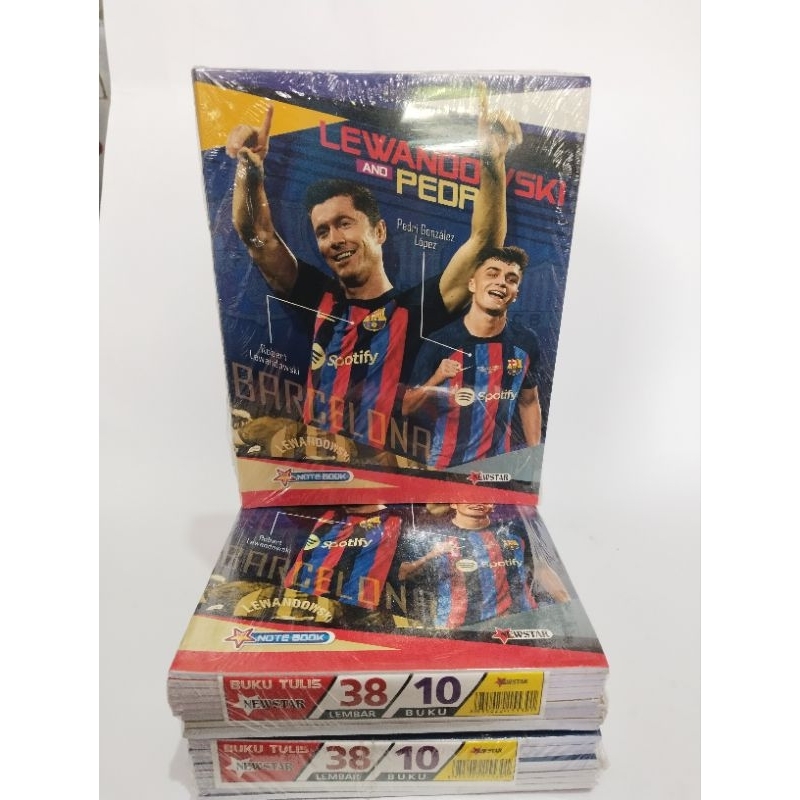 

BUKU TULIS (NEW STAR) 38 Lembar/isi 10 Buku