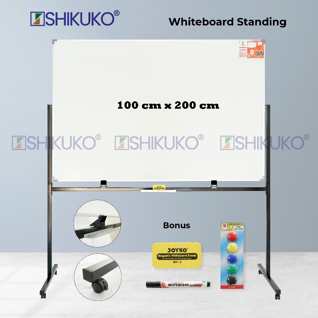 

Papan Tulis / White Board Standing 100 x 200