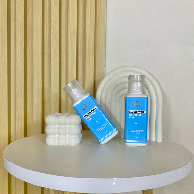 FACIAL WASH WP LIQUID WHITENING PLUS KEMASAN LAMA NYOMAN SKINCARE