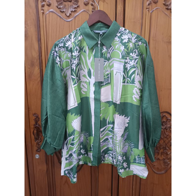 New BJ Dreamscape Dimensions Yoke Shirt Forest M