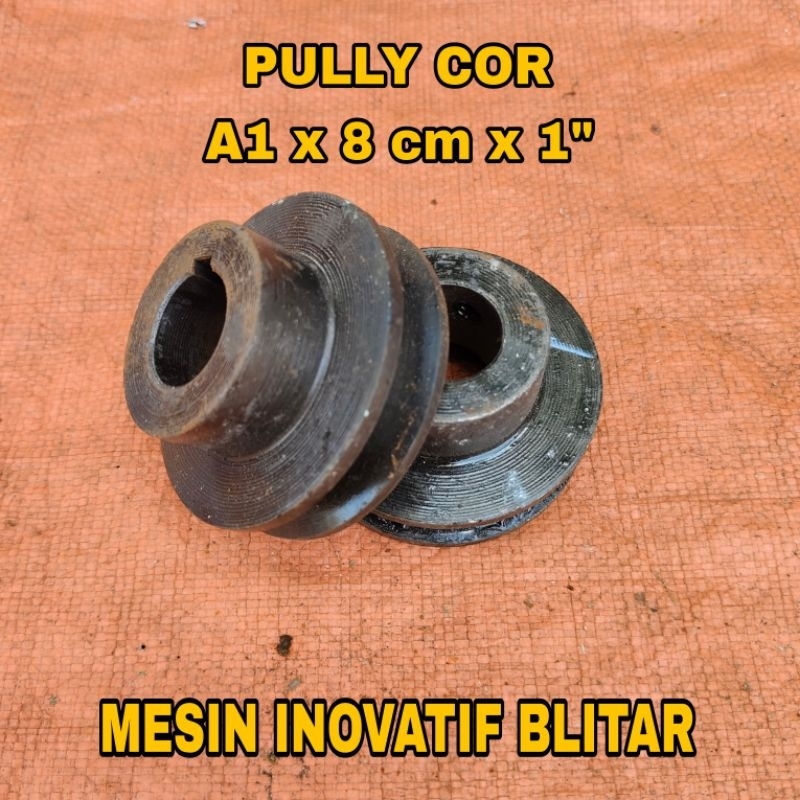 Pully Cor A1 x 8cm x "1 | Pully jalur lubang A1 (Pully Chopper)