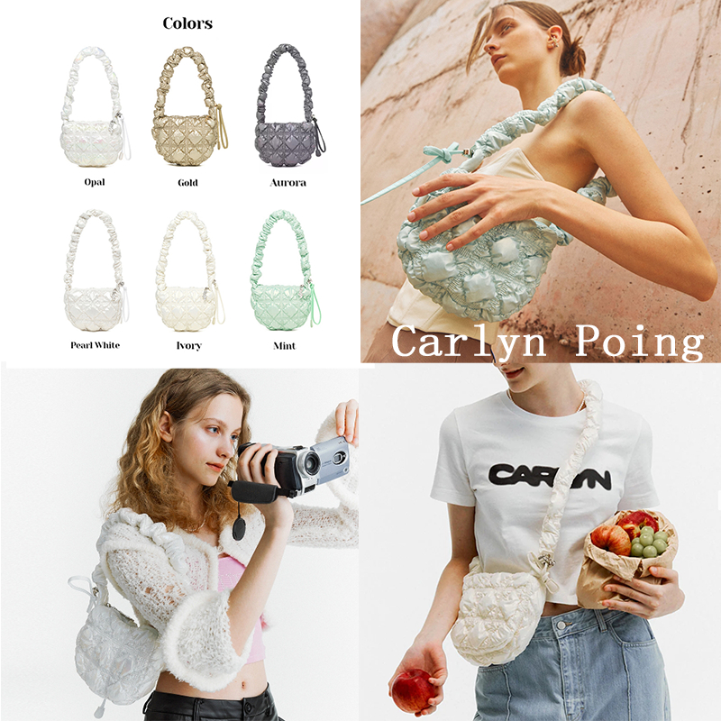 ORI Carlyn Poing Mini Sling Bag - Tas Carlyn Bag Korea Import Puffy Cozy Bag Tas Selempang Wanita