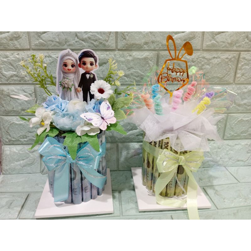 (uang mainan) buket uang | money cake | buket florist