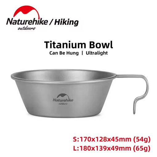 TITANIUM BOWL NATUREHIKE NH21CJ010 - MANGKOK TITANIUM