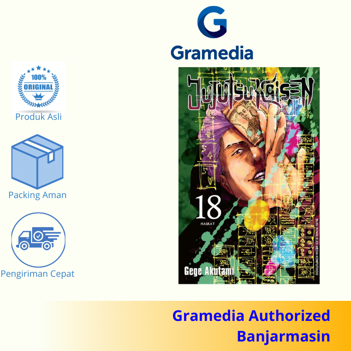 Gramedia Banjarmasin - JUJUTSU KAISEN 18