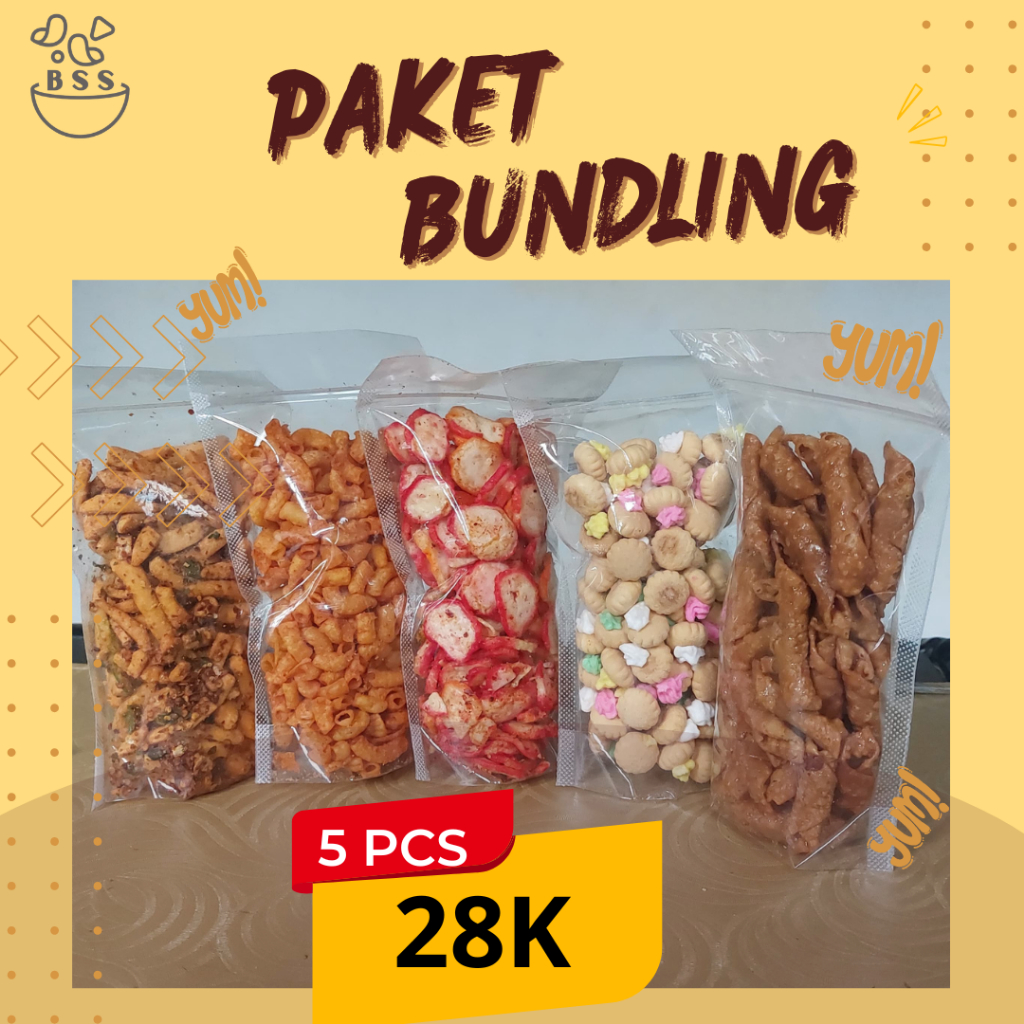

PAKET CEMILAN, BUNDLING SNCAK BSS 3pcs 17K