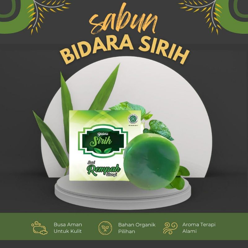 sabun jerawat punggung BIDARA SIRIH halal dan sudah BPOM
