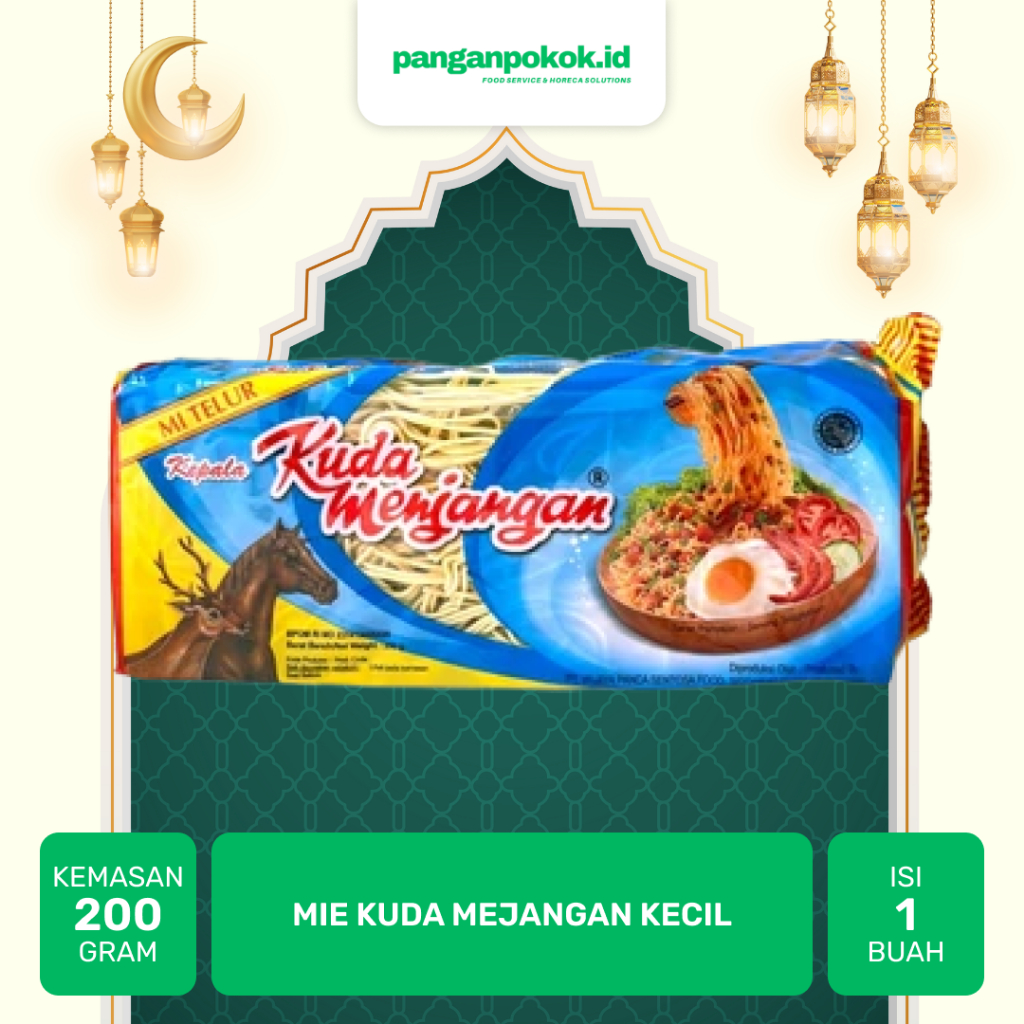 

Mie Telur Kuda Menjangan (kecil) - 200g