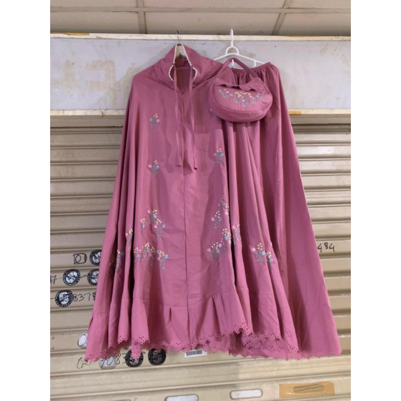 Mukena melati bordir/ mukena bahan mikro bordir/ mukena terbaru