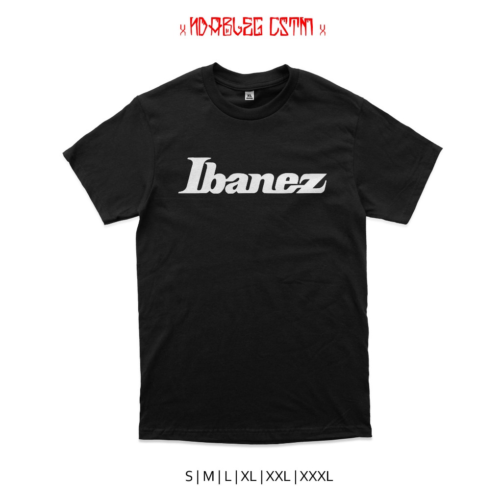 Kaos musik Ibanez tshirt ibanez combed 24s