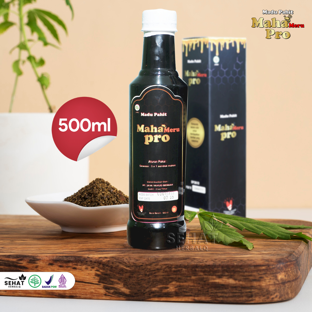 

Mahameru Pro Madu Pahit 500gr - Madu Herbal Penuh Manfaat, Menjaga Kesehatan Original