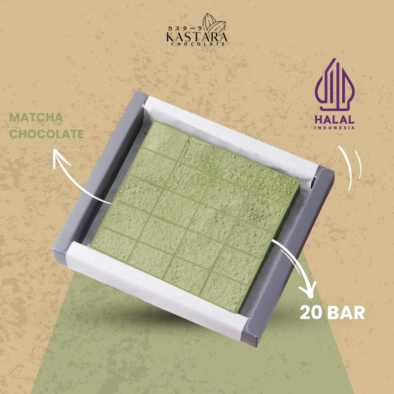 

Kastara Matcha Coklat 20 Bar | Japanese Chocolate