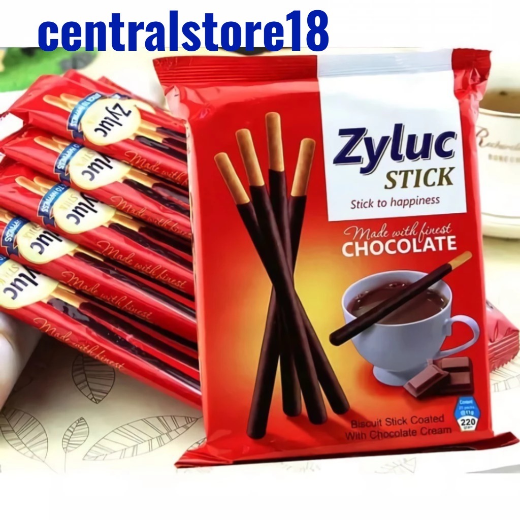 

[CS] Snack Zyluc Tray 33gr / Zyluc Stick Merah Kemasan 220gr - Biskitop Anak dan Dewasa