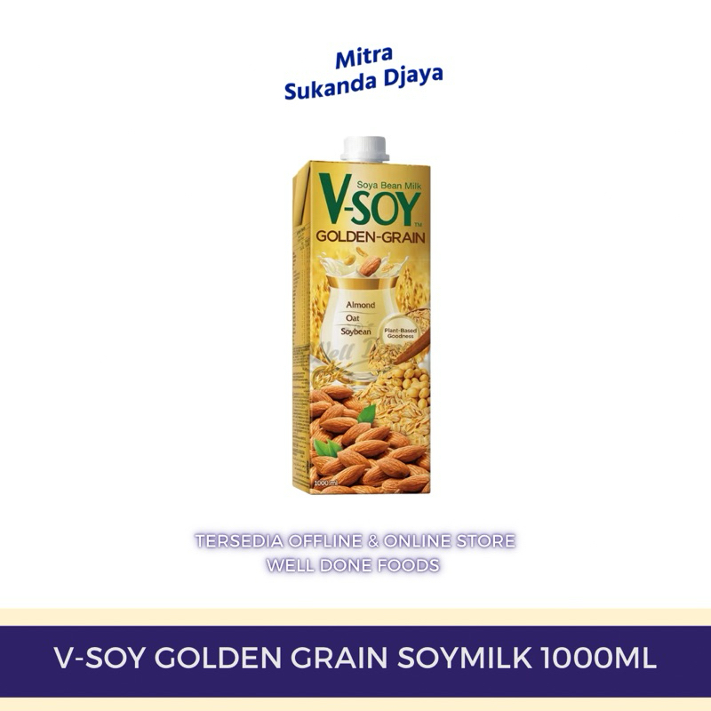 

V-Soy Golden Grain Soymilk 1000ml