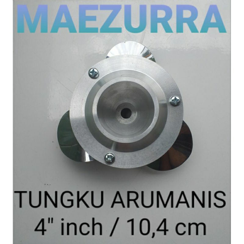 TUNGKU ARUMANIS ALUMUNIUM COR 4 inchi / 10,4 cm | TUNGKU ARUMANIS 10 CM