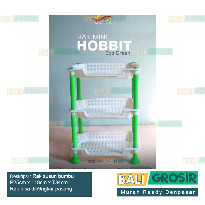 Rak Mini Hobbit Eco Green Bali Murah Ready Denpasar