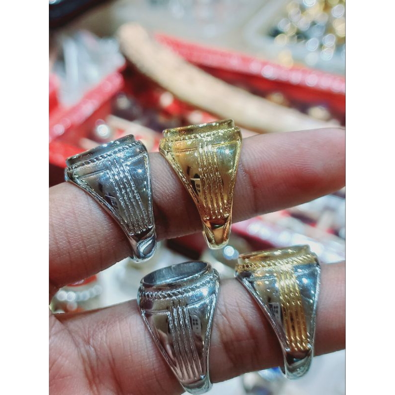 Emban cincin ring titanium super tanam 10x12