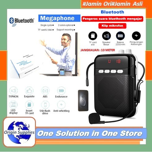 Speaker pinggang waistband wireless sales promotion dengan mikropon mic headset wireless bando mik