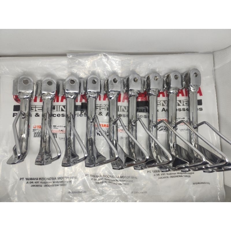 Standar Samping Downsize Aerox 155 New Chrome Original Yamaha || Standar 1 Custom Aerox New Chrome