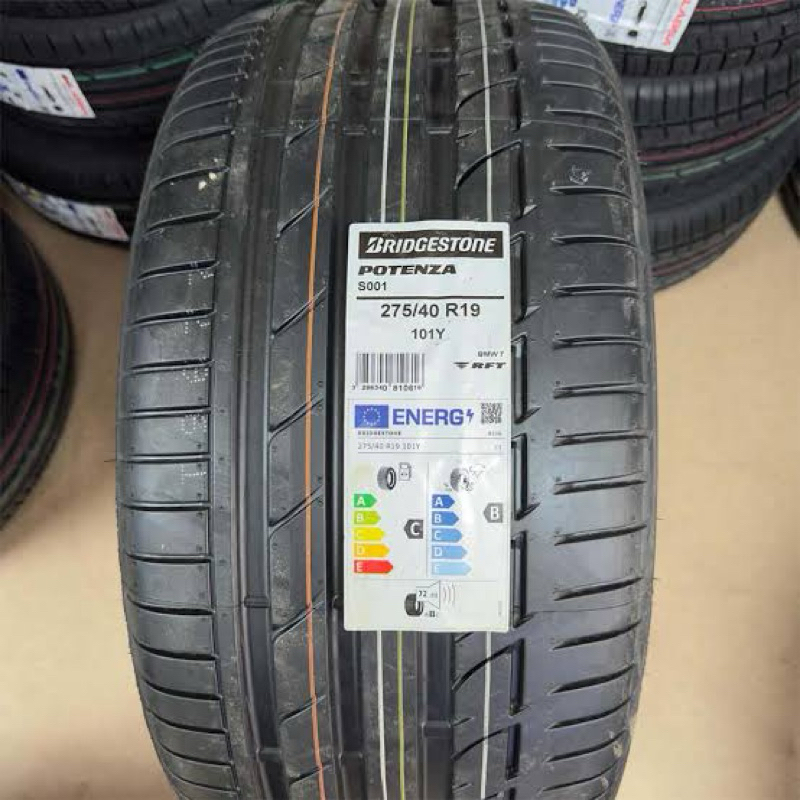 ban mobil 275 40 19 Bridgestone Potenza S001 Run Flat Tyre 275/40 r19 RFT 275/40r19