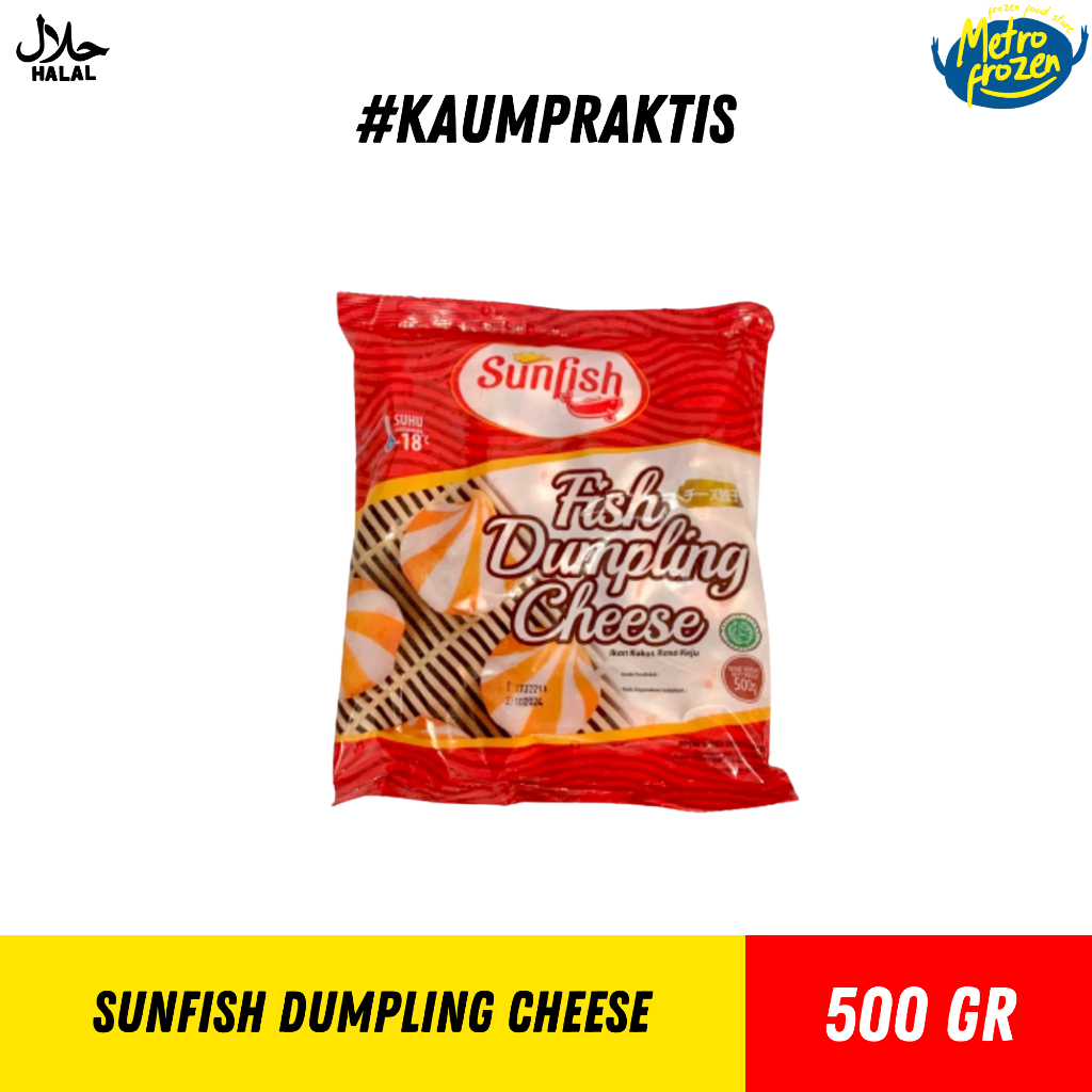 

SUNFISH Dumpling Cheese 500gr //dumpling isi keju //dupling keju