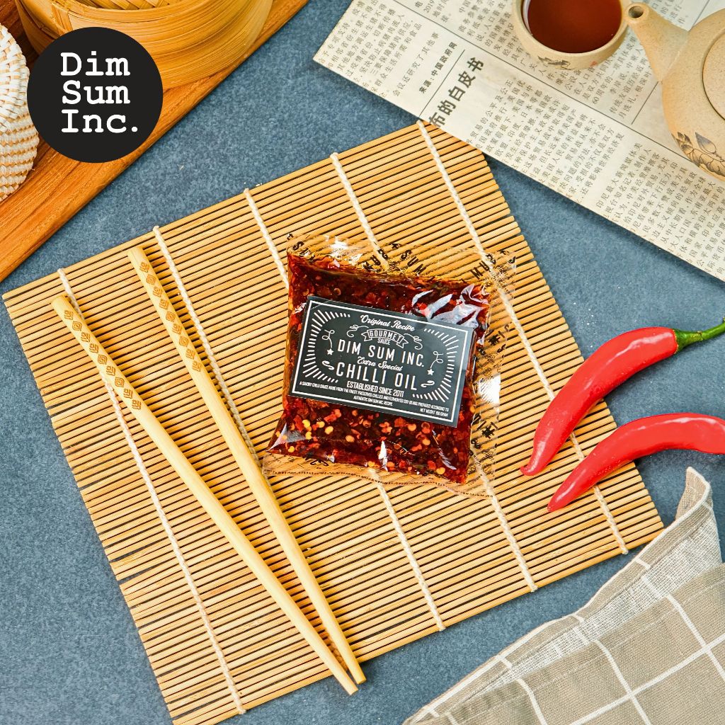 

DIMSUM INC Sambal Minyak Cabai / Minyak Cabe / Cili Oil / Chili Oil Sauce / Chili Oil Sambal / Sambal Dimsum / Sambel Dimsum / Saos Dimsum / Saus Dimsum / Dimsum Sauce / Saus Cabe / Saos Cabe / Sambal Cabe / Sambel Cabe / Chilli Oil Sachet Premium