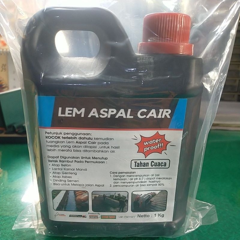lem aspal cair / lem atap beton / lem atap asbes / lem aspal jalan / lem lantai kamar mandi
