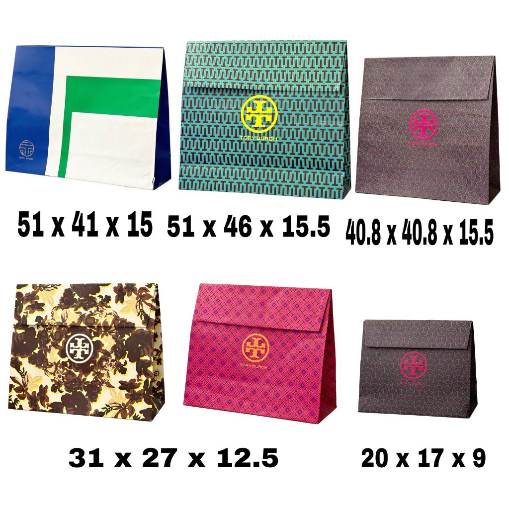 

PAPER BAG AND BOX TORY BURCH