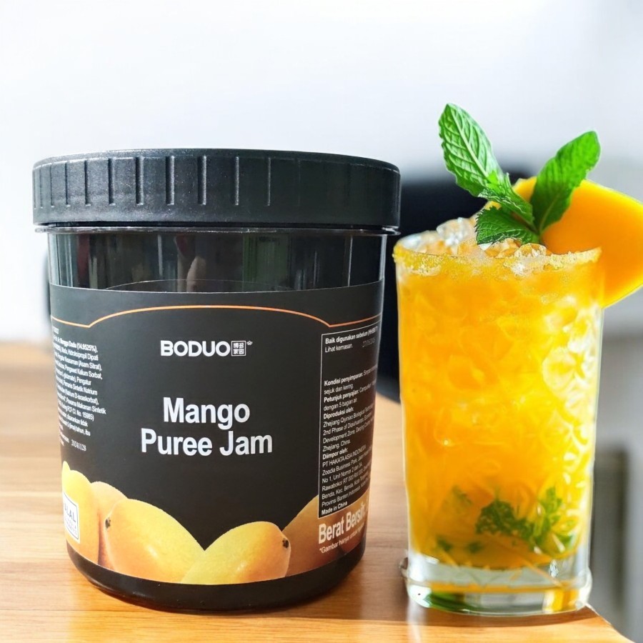 

Boduo Mango Puree Flavored Jam - Mangga Selai 1300 gram