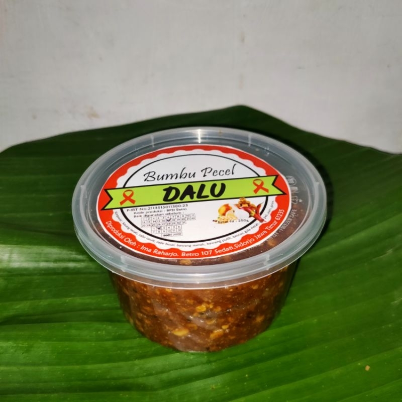 

Bumbu Pecel Dalu 250gr