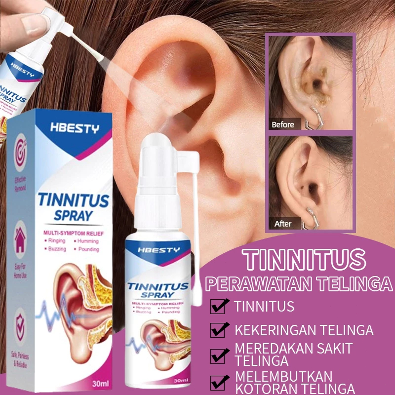 Obat Tinnitus Obat Tetes Telinga Berdengung Tinnitus Relief Spray Pembersih Kotoran Telinga