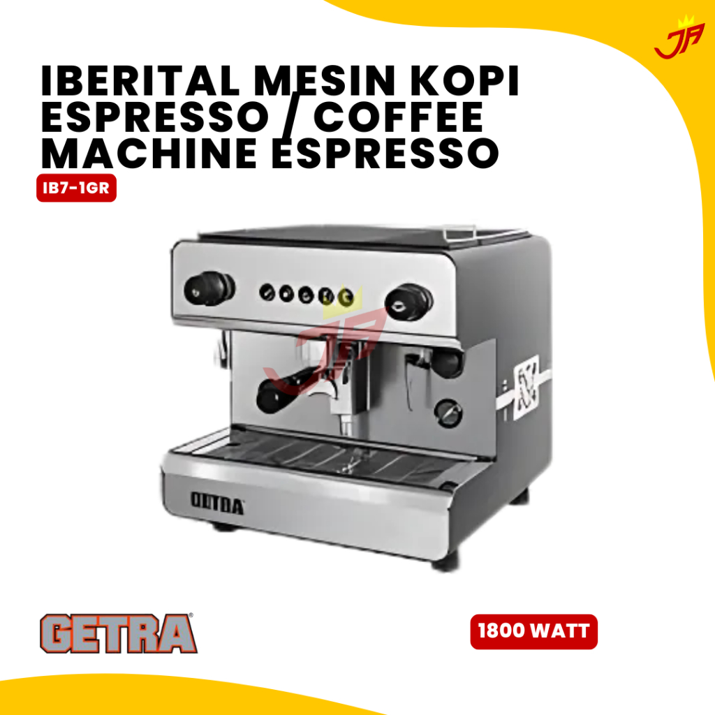 Mesin Espresso Iberital IB7-1G 6000 ml - Stainless Steel dari Spanyol