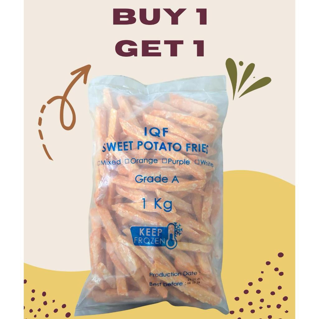 

B1G1 Frozen Sweet Potato/Ubi Coated Beku Orange 1 Kg