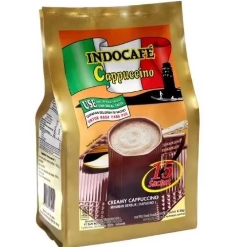 

Indocafe Cappuccino (15 sachet) x 25gr