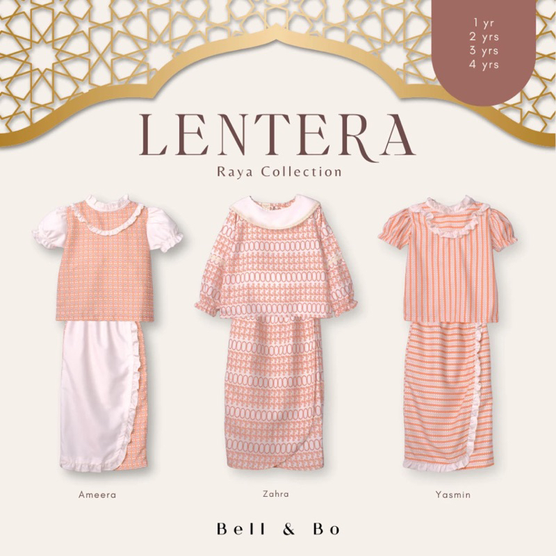 BELL & BO LENTERA RAYYA COLLECTION - SETELAN ANAK CEWEK