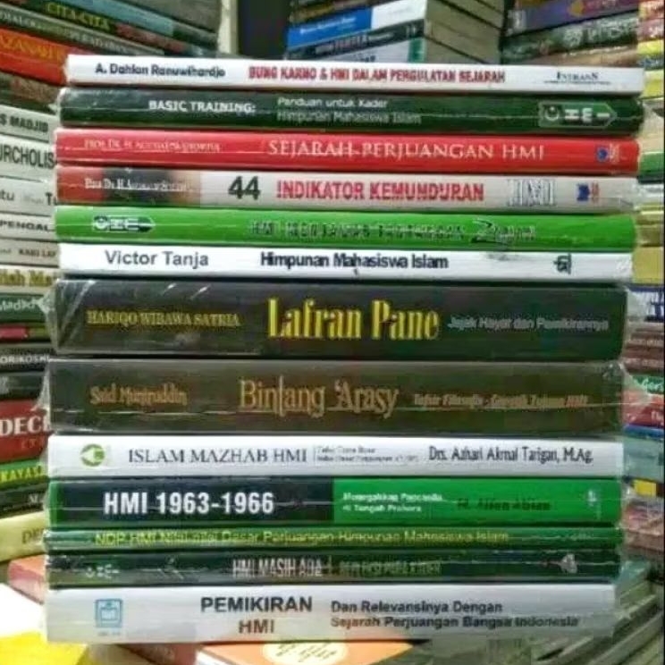 Paket 13 Buku HMI, Pemikiran HMI, Sejarah Perjuangan HMI, Lafran Pane, Bintang Arasy