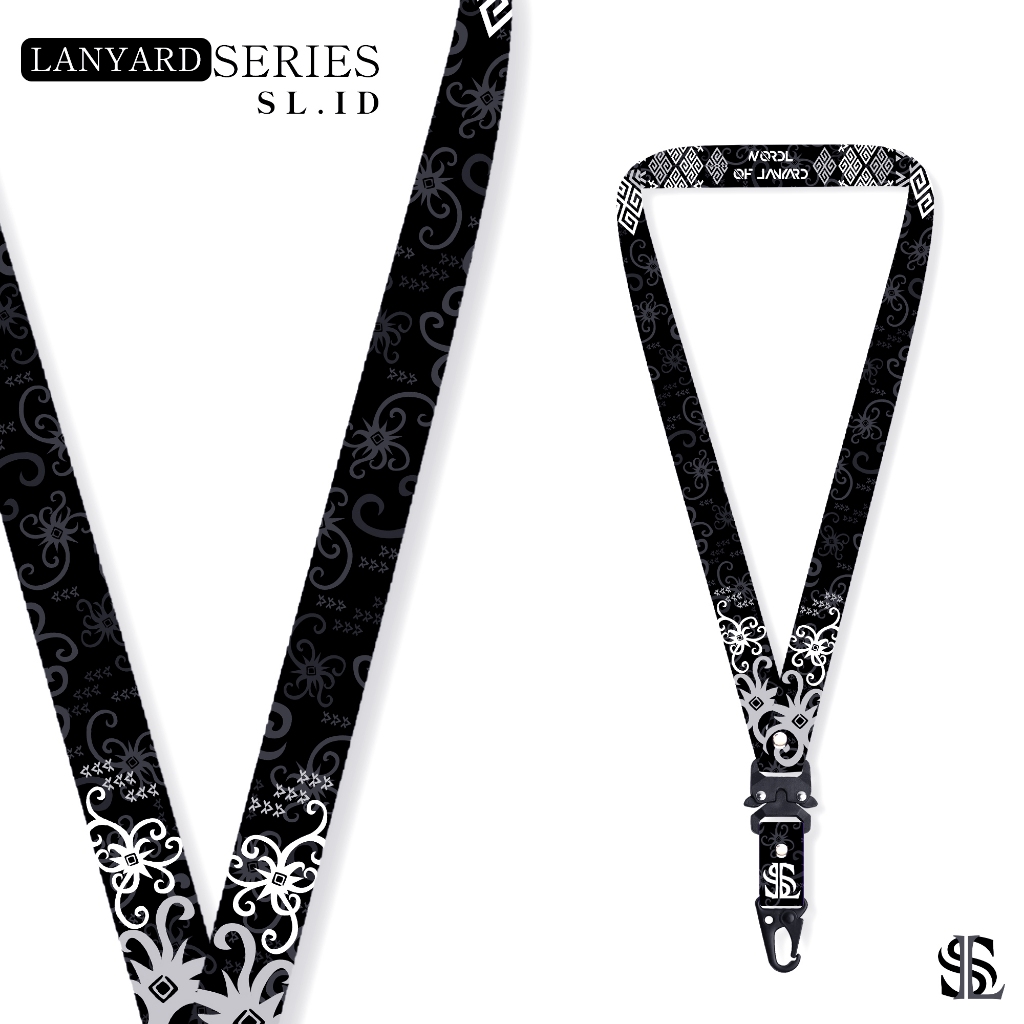 

HJK SL.ID Lanyard Id Card Holder Printing - Batik V1 2cm